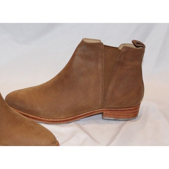 NISOLO Eva Chelsea Boot Classic Tobacco Brown Suede Ankle Boots 9.5 NIB‎ $228 - Picture 4 of 7